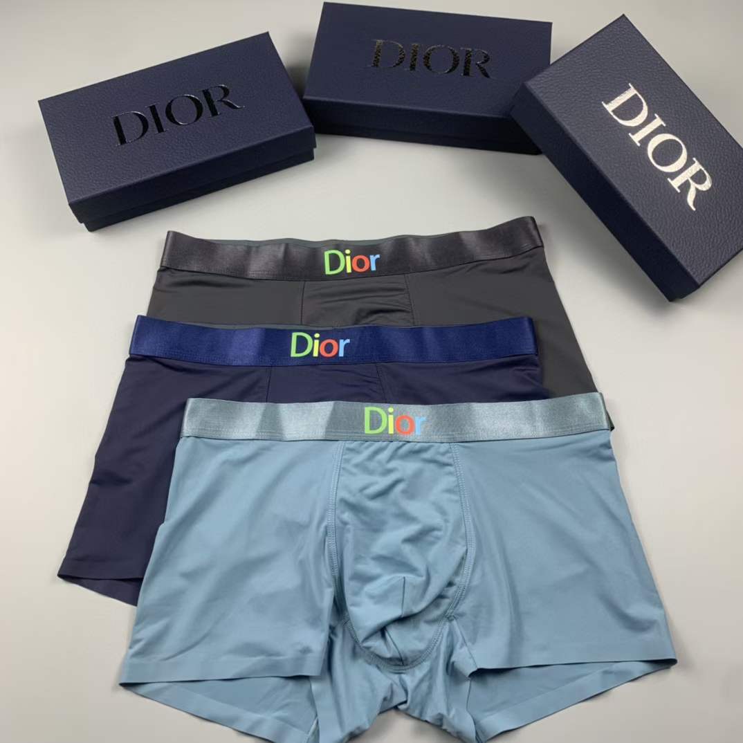 Dior Underpants_man_22_haozai_230327_f_1_1 fashion designer replica man's 1 box / 3 undershorts
