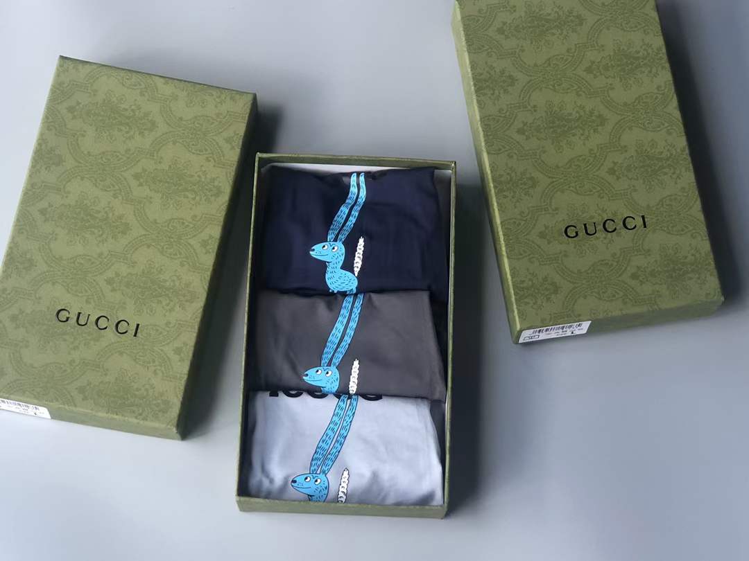 Gucci Underpants_man_22_haozai_230327_o_1_1 fashion designer replica man's 1 box / 3 undershorts