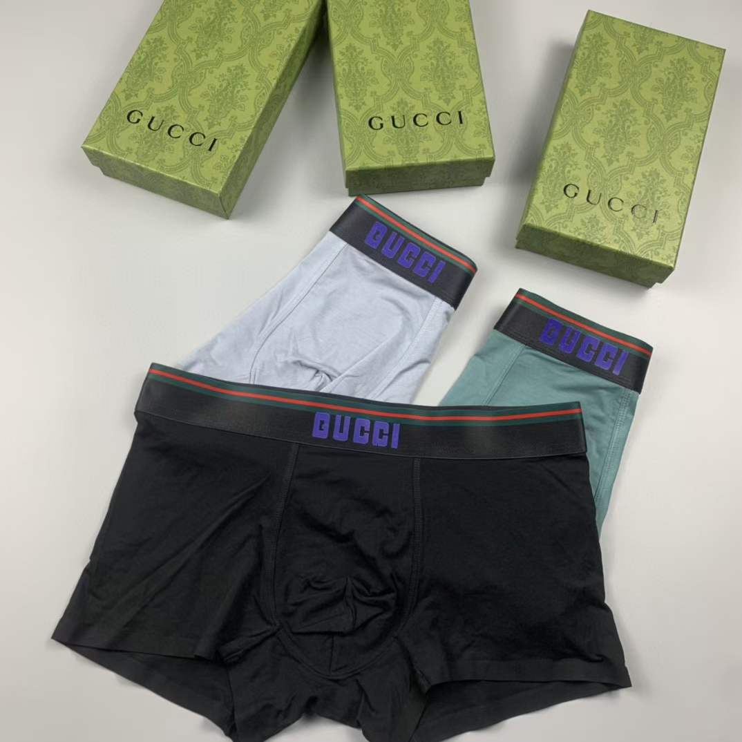 Gucci Underpants_man_22_haozai_230327_c_7_1 fashion designer replica man's 1 box / 3 undershorts
