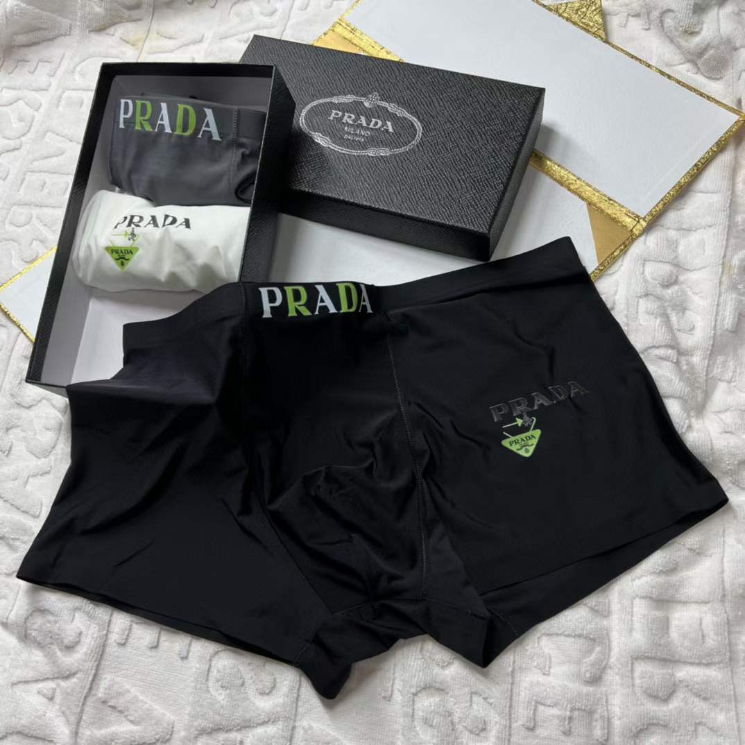 Prada Underpants_man_22_haozai_230327_j_5_1 fashion designer replica man's 1 box / 3 undershorts