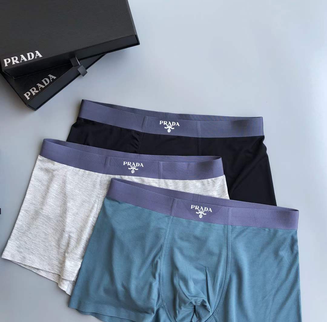 Prada Underpants_man_22_haozai_230327_n_2_1 fashion designer replica man's 1 box / 3 undershorts
