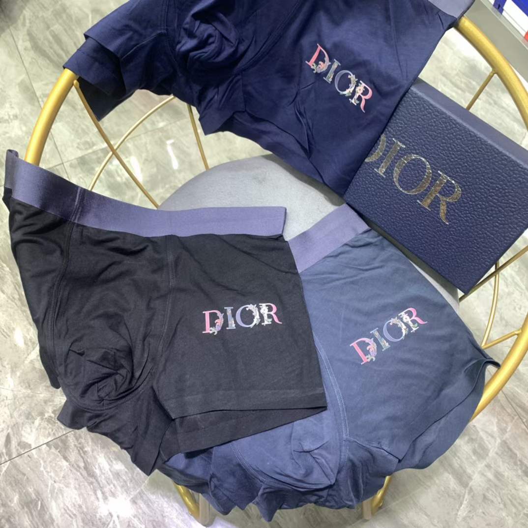 Dior Underpants_man_22_haozai_230327_f_3_1 fashion designer replica man's 1 box / 3 undershorts