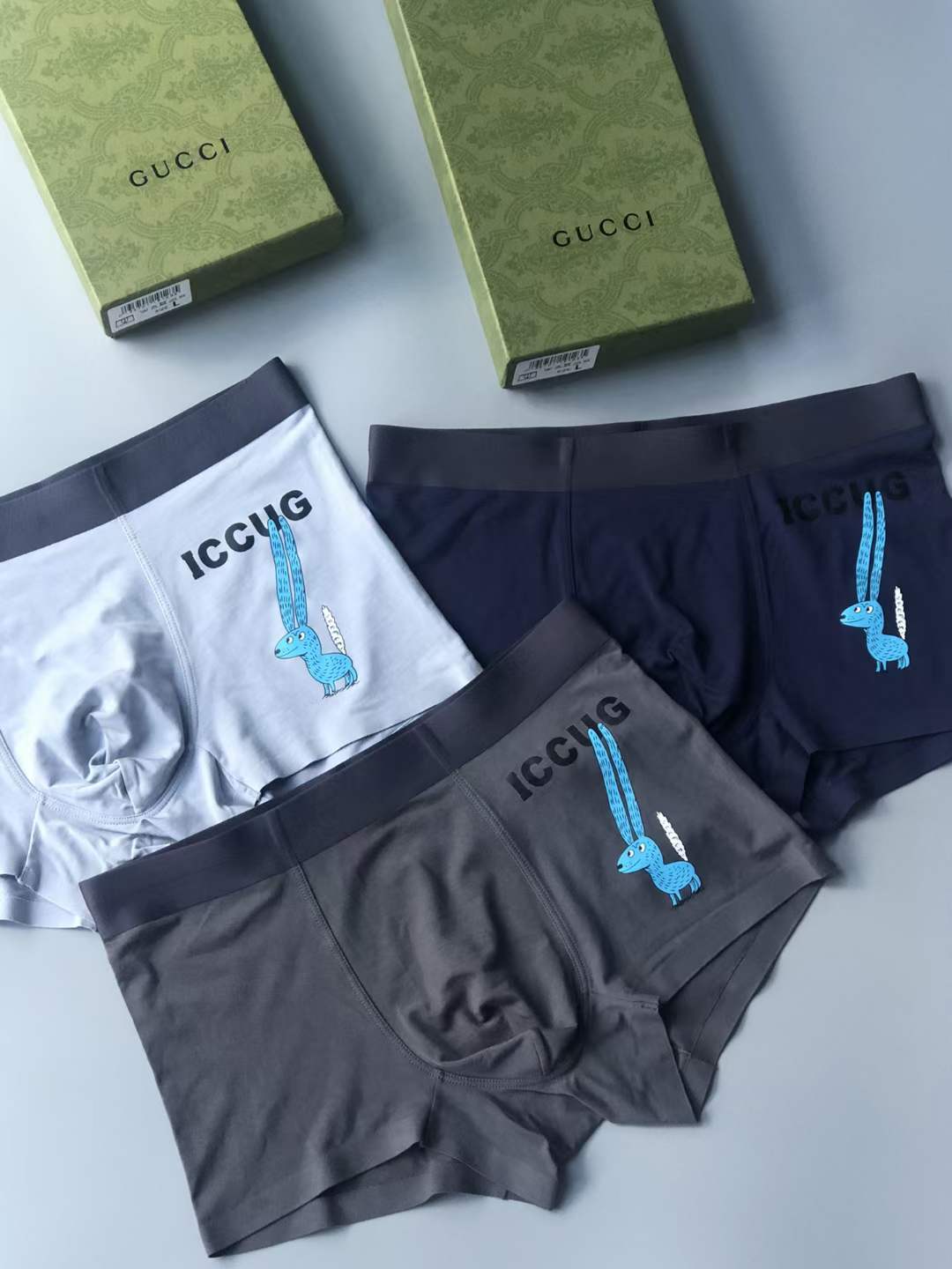 Gucci Underpants_man_22_haozai_230327_o_1_1 fashion designer replica man's 1 box / 3 undershorts