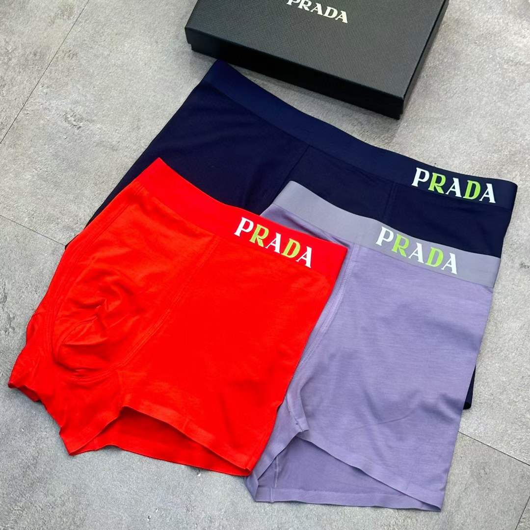 Prada Underpants_man_22_haozai_230327_k_2_1 fashion designer replica man's 1 box / 3 undershorts