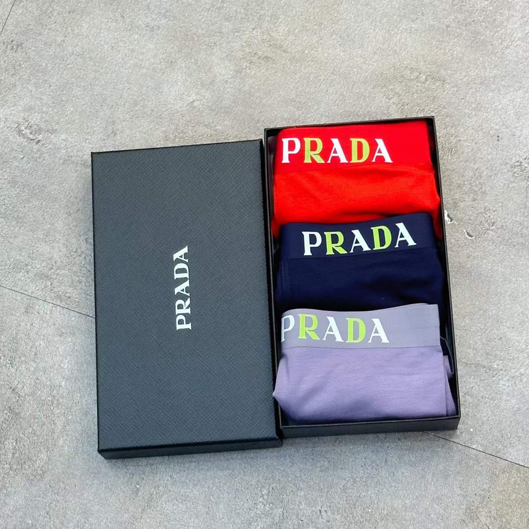 Prada Underpants_man_22_haozai_230327_k_2_1 fashion designer replica man's 1 box / 3 undershorts