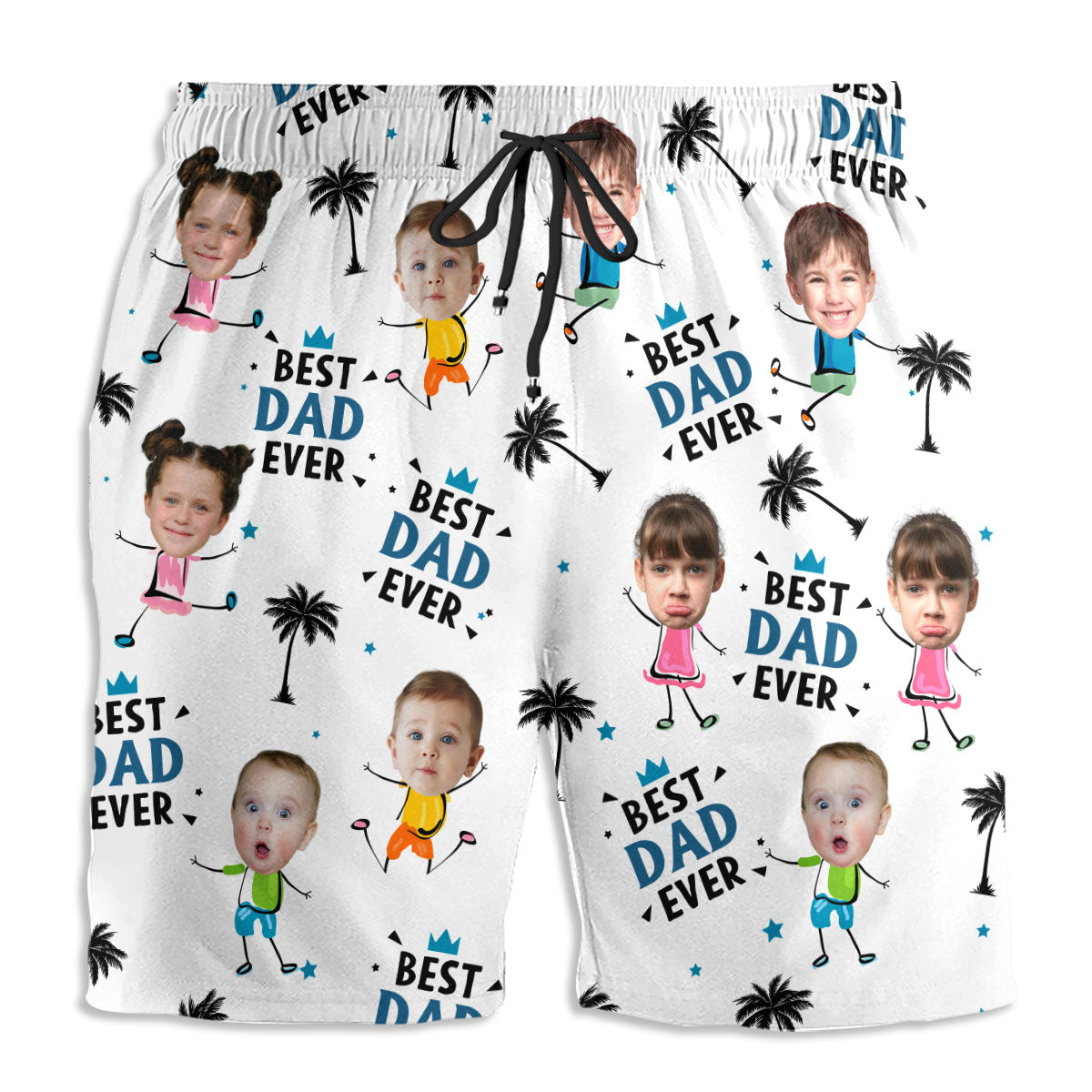 Best Dad Ever Summer Vibe - Beach Shorts