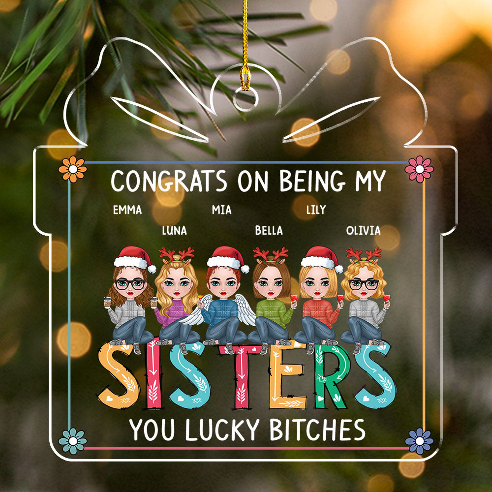 Congrats On - Personalized Custom Acrylic Ornament