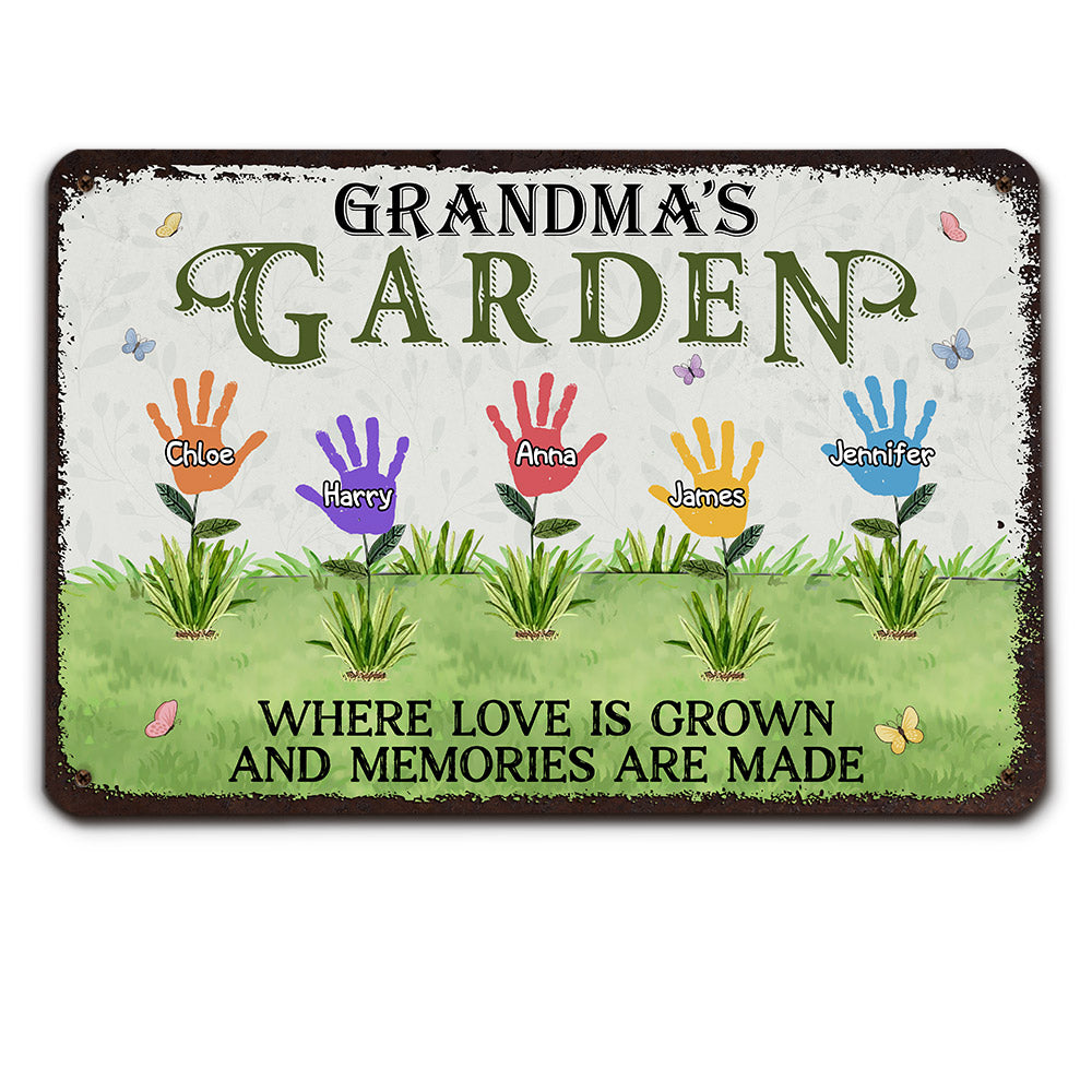 Bloom Garden - Custom Metal Sign