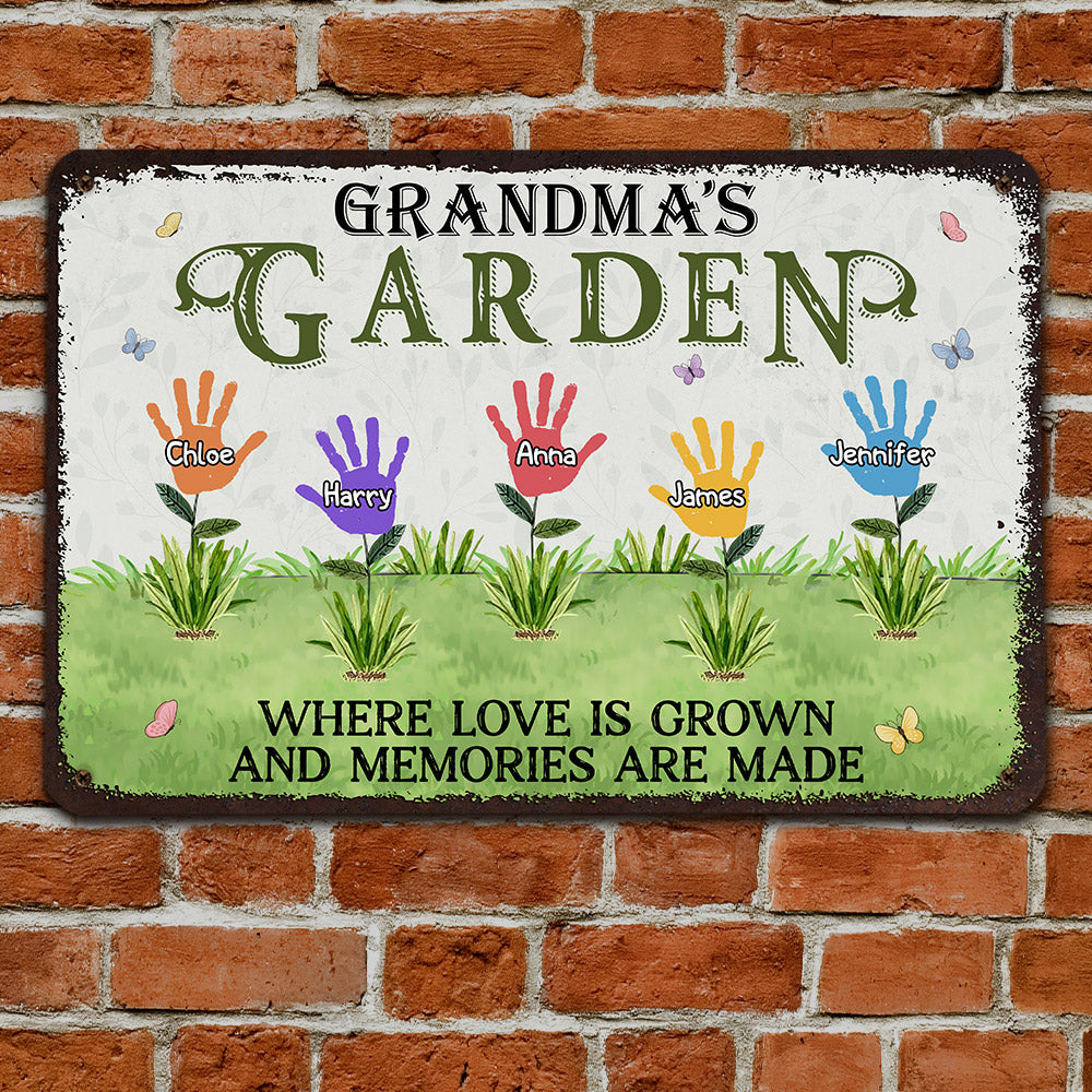 Bloom Garden - Custom Metal Sign