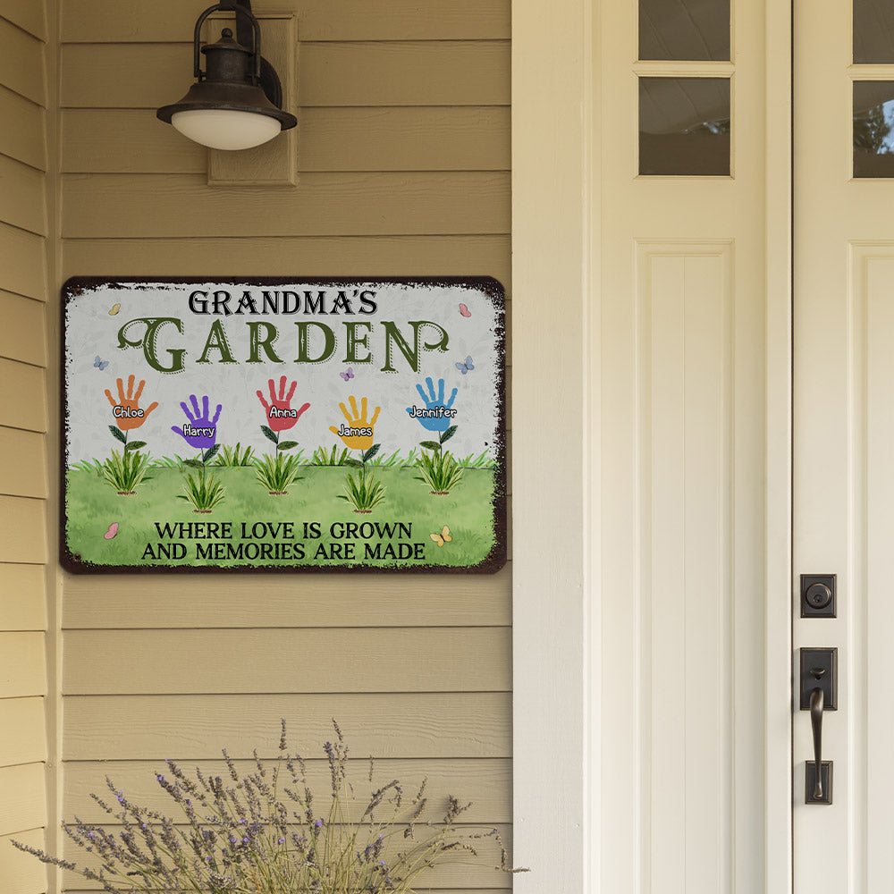 Bloom Garden - Custom Metal Sign