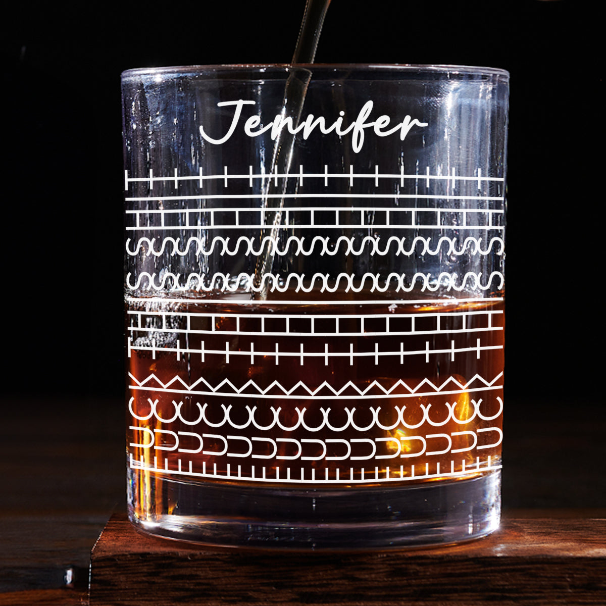 Hidden Words Pure Poetry -  Whiskey Glass