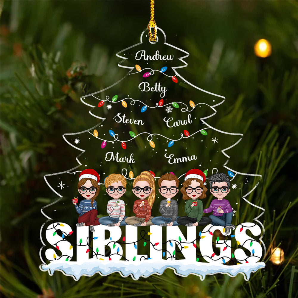 Congrats On Being My Siblings -  Acrylic Ornament