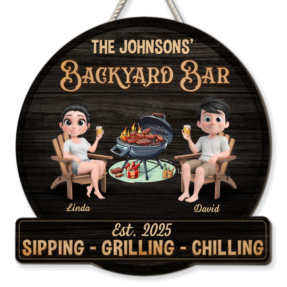 We At Pool And Patio -  Wood Sign