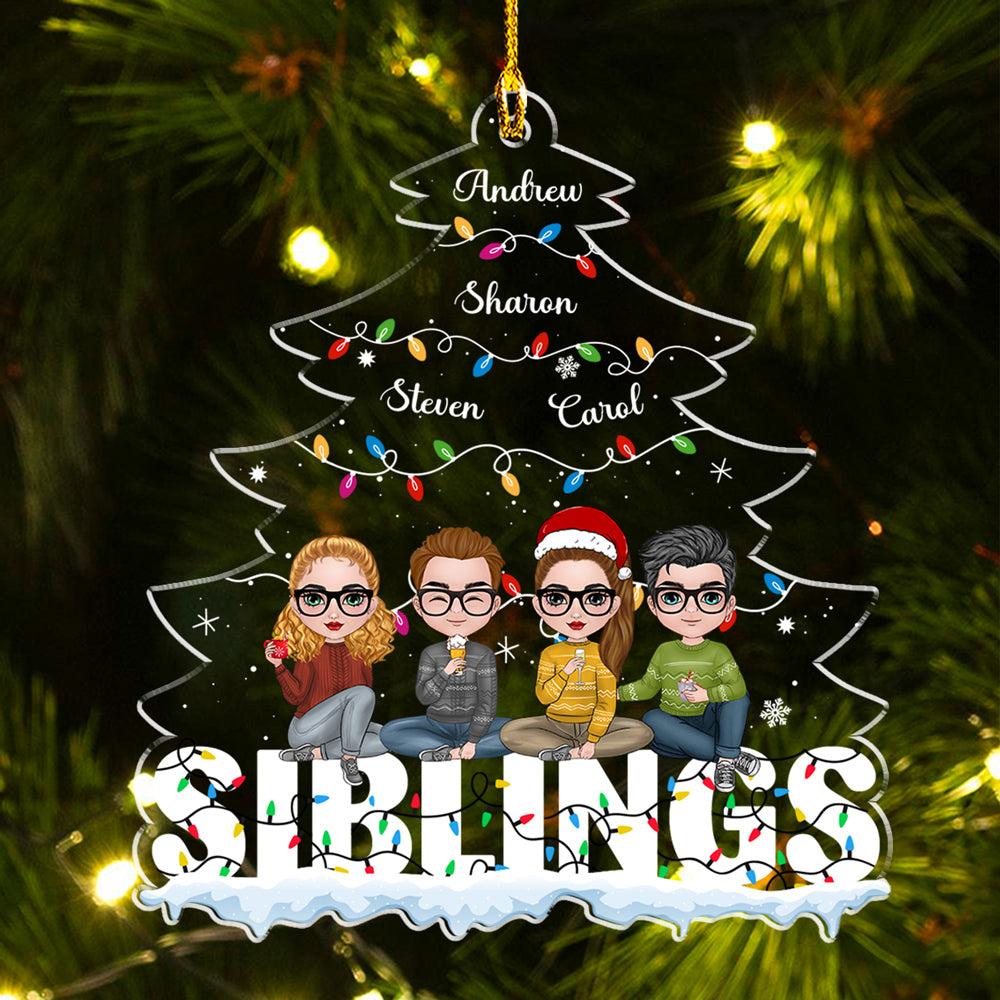 Congrats On Being My Siblings -  Acrylic Ornament