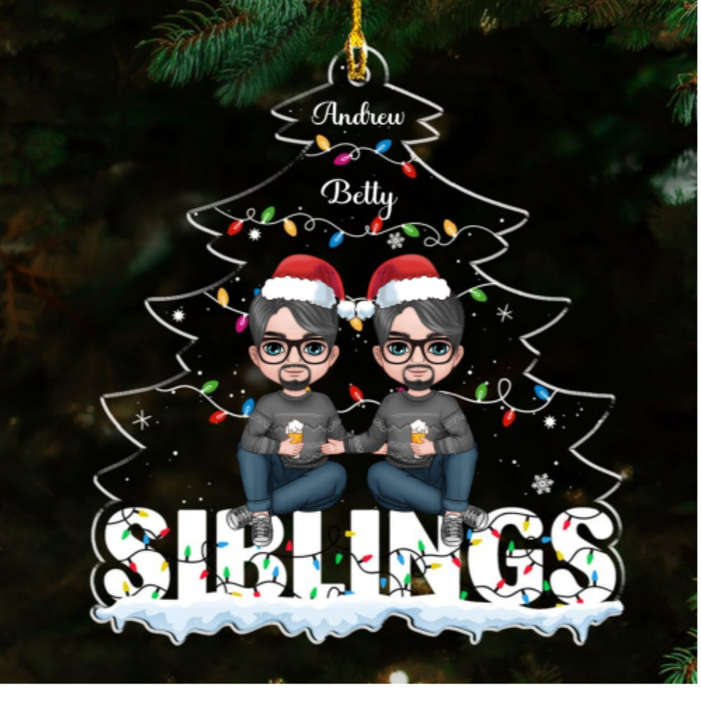 Congrats On Being My Siblings -  Acrylic Ornament