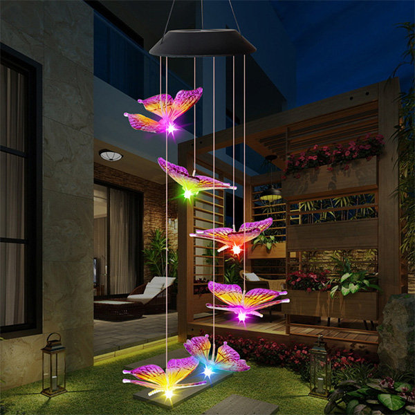 Solar Wind Light Hummingbird Gift Lamp