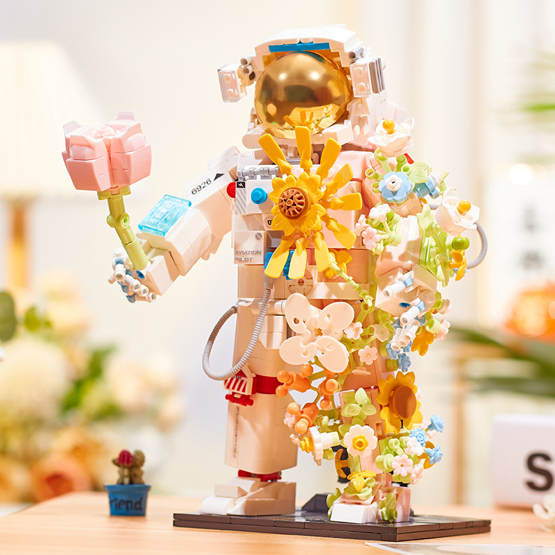 Astronaut Decoration Mini Assembled Building Block Toys