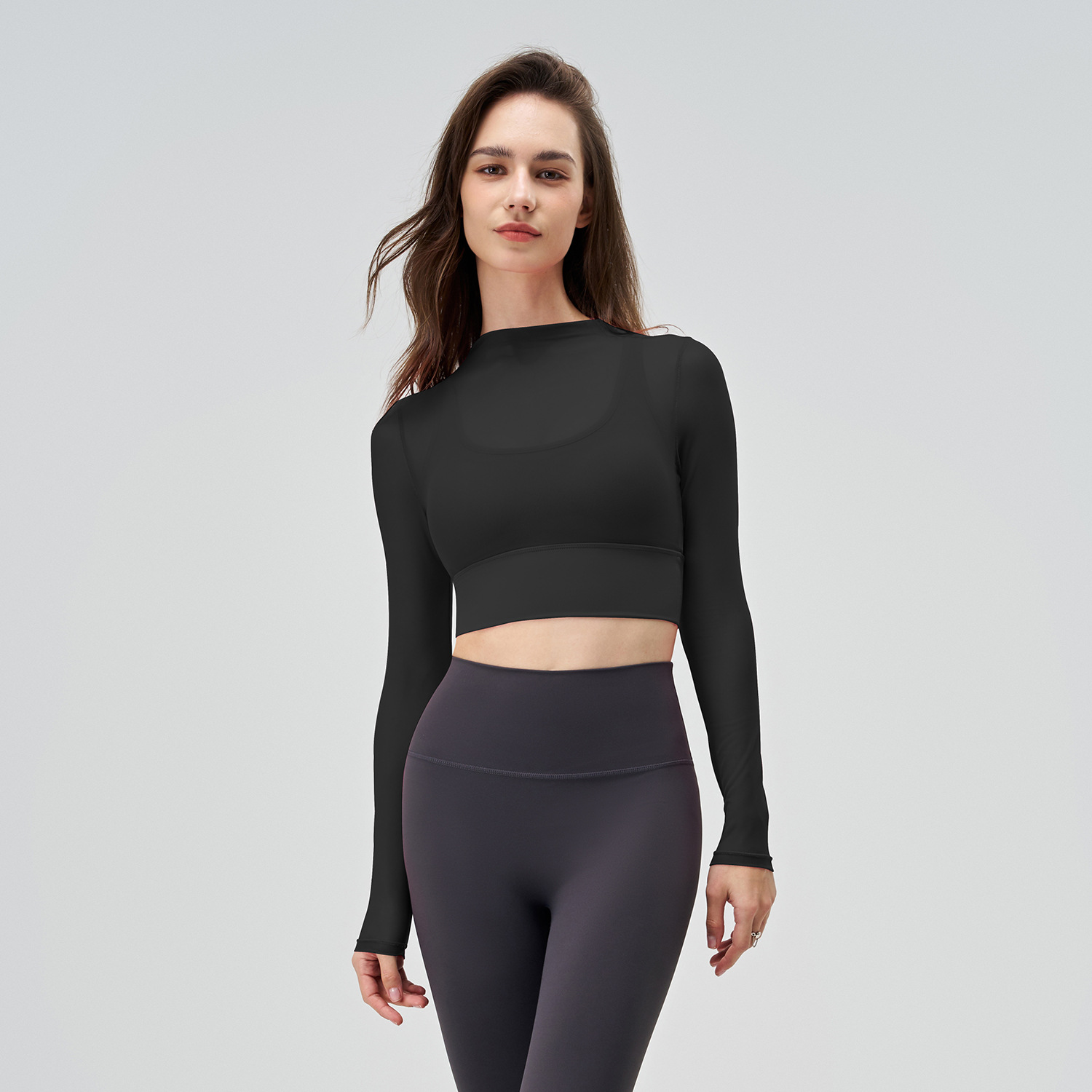 {High-performance yoga leggings with superior stretch}-{YanaYoung}