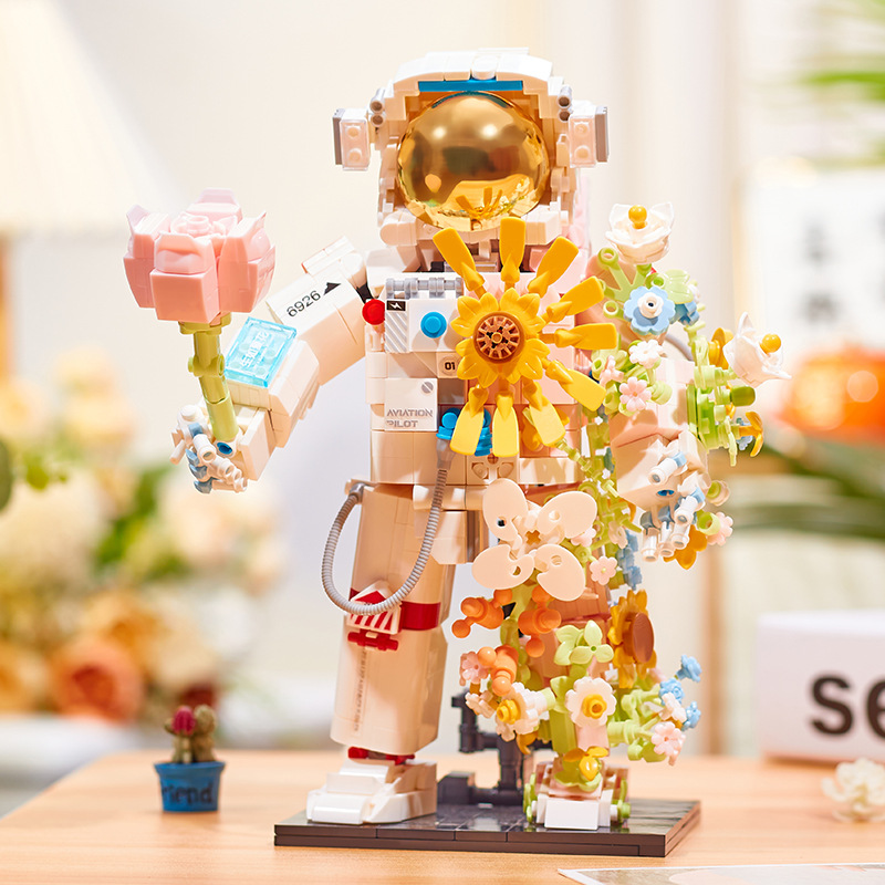 Astronaut Decoration Mini Assembled Building Block Toys