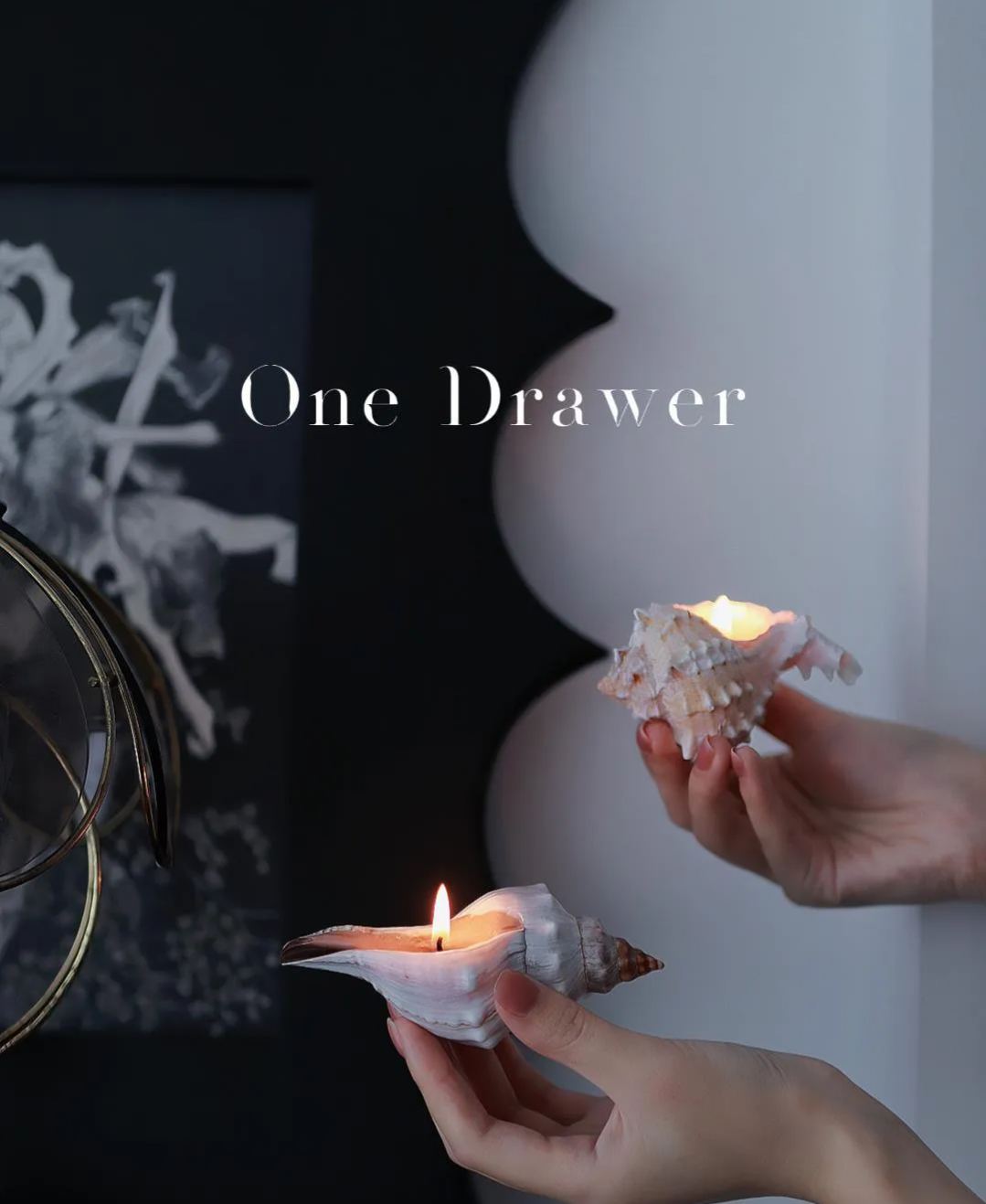 Wholesale One Drawer Hand-Made Niche Conch Aromatherapy Candle Bedroom Decoration Fragrance Sleep Aid Soothing Nerves Birthday Gift