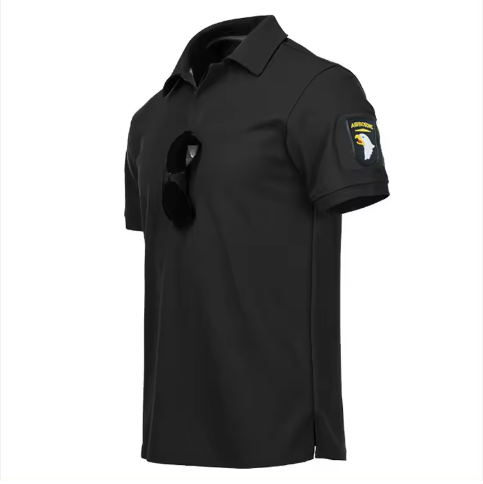 Custom Short Sleeve Quick Dry Polo Shirt Male Tee Shirts Men Clothes Tactical Plain Turn-down Polo Shirts