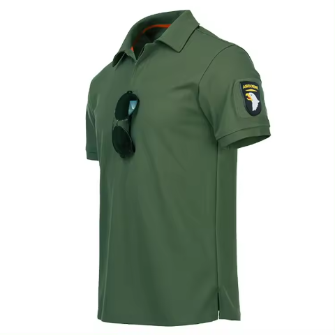 Custom Short Sleeve Quick Dry Polo Shirt Male Tee Shirts Men Clothes T