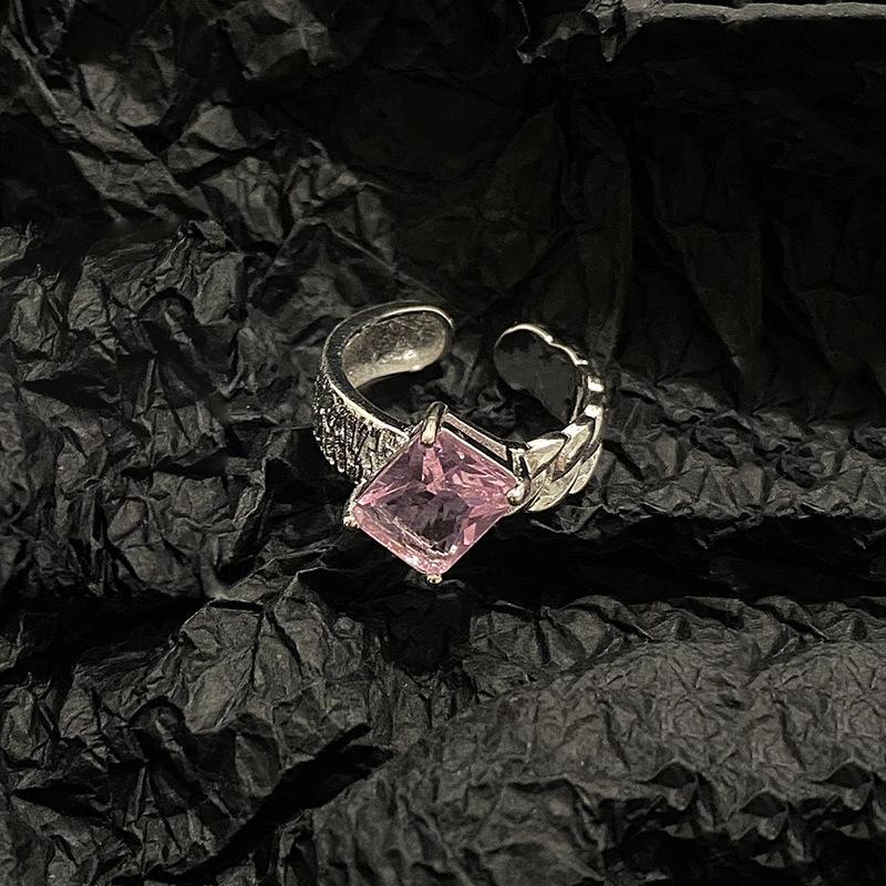 Pink Rhinestone Rings