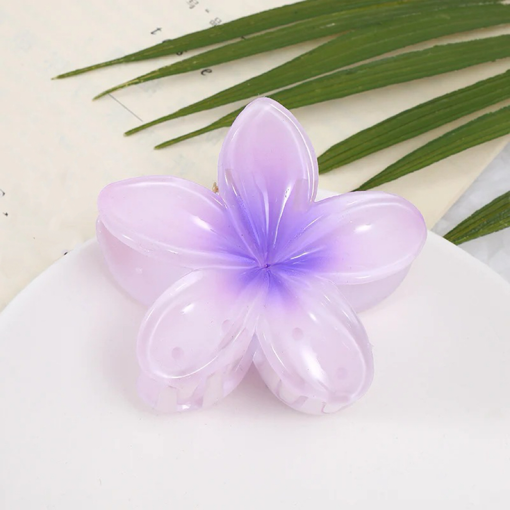 Floral Hair Claw Clip