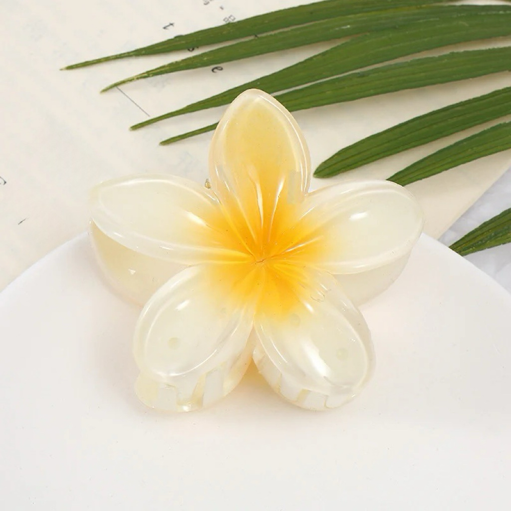 Floral Hair Claw Clip