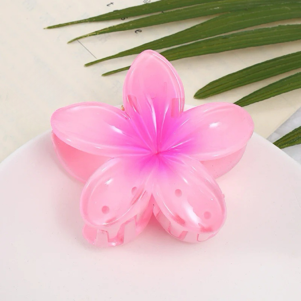 Floral Hair Claw Clip