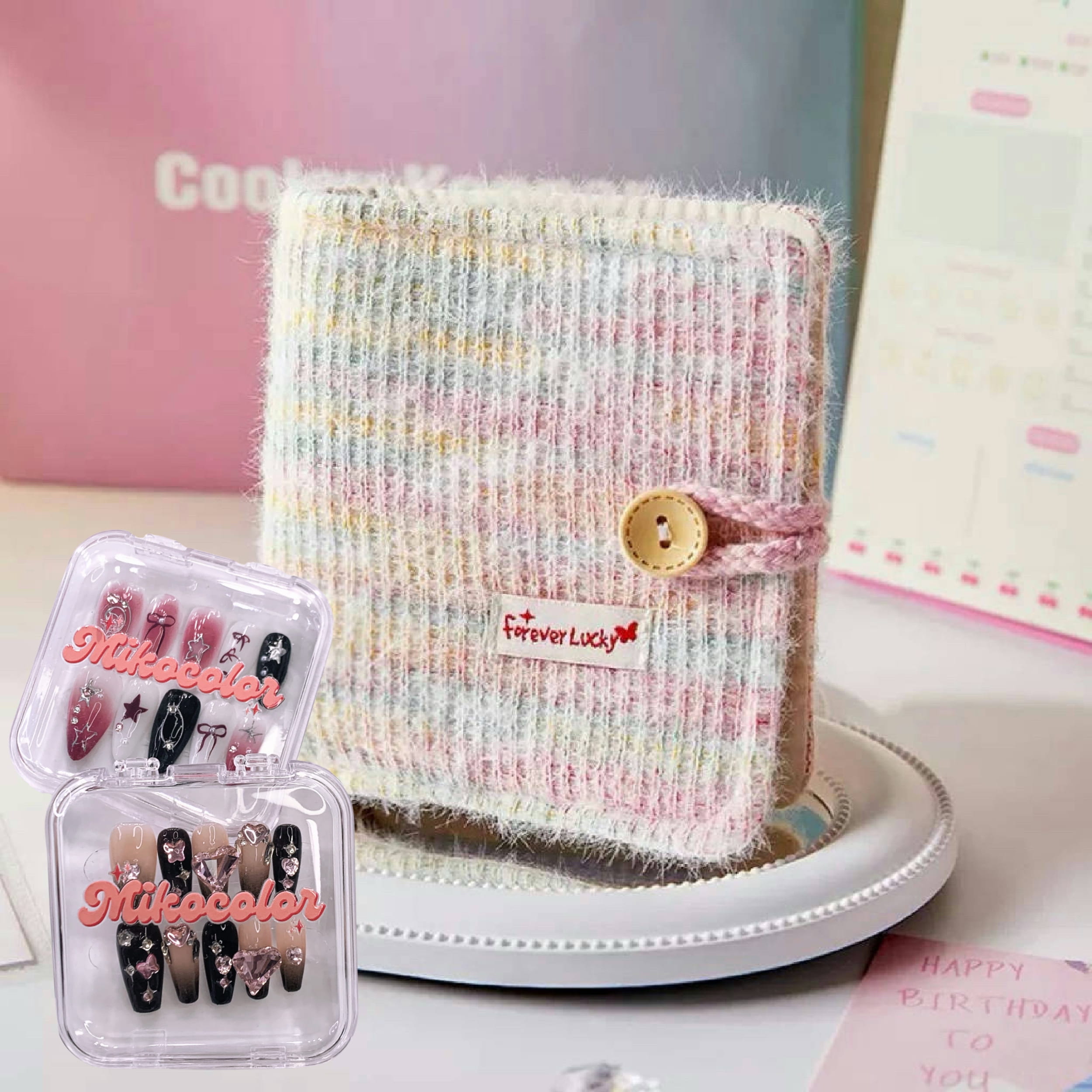 5 Mystery Nail Sets & Collector Book