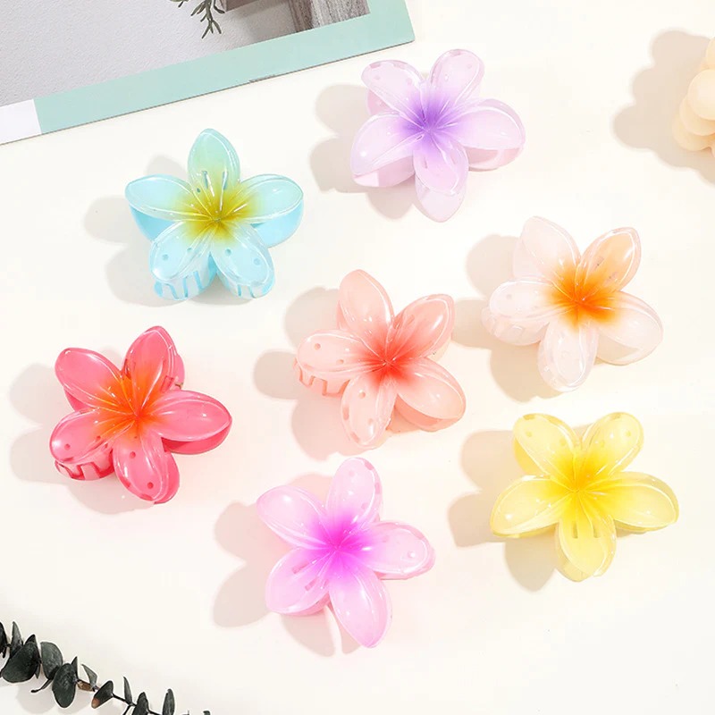 Floral Hair Claw Clip