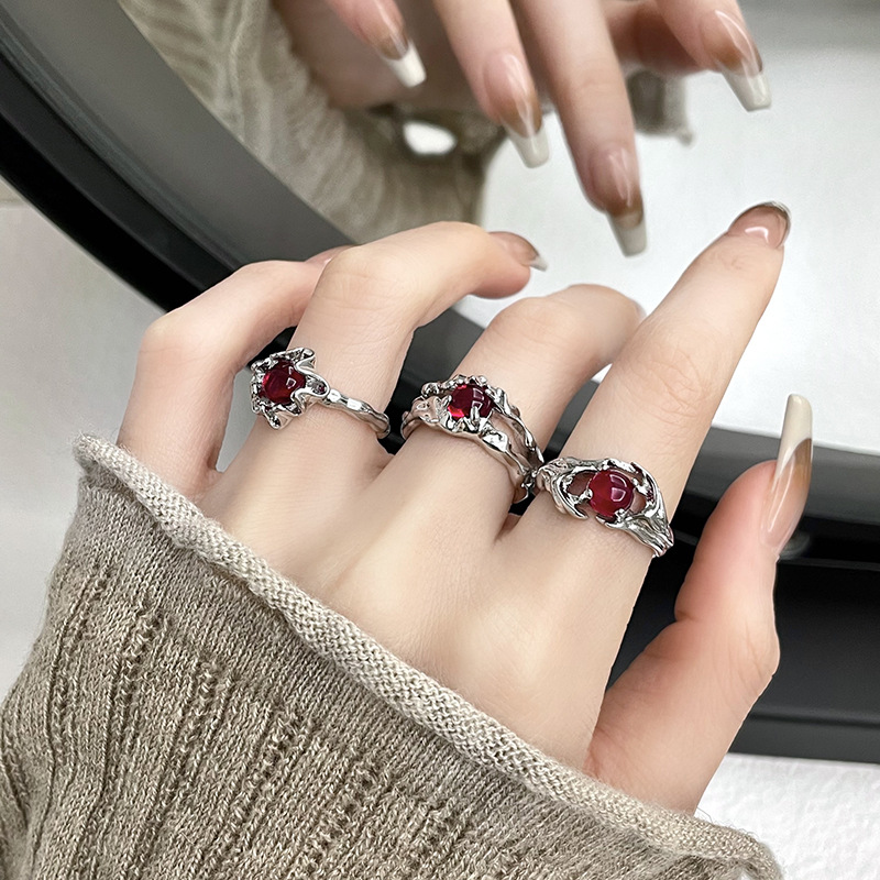 Ruby Zircon Rings