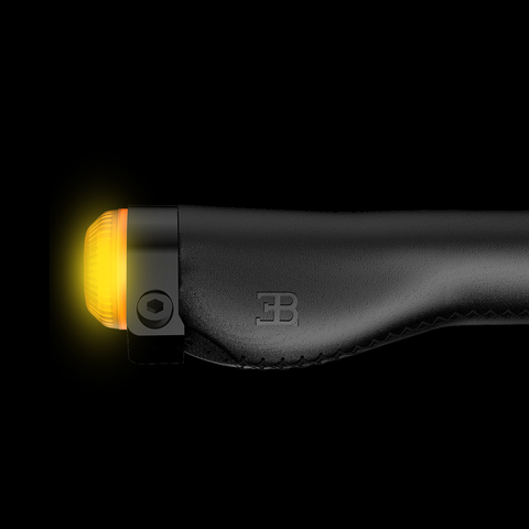 Grip caps with dual turn signals