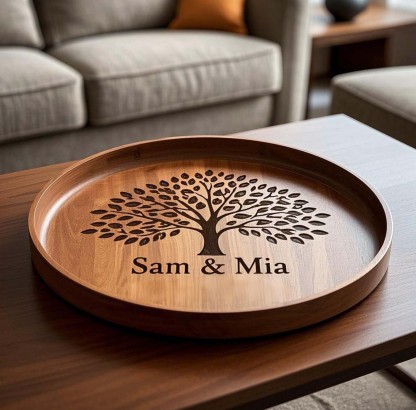 PersonalizedServing Tray with handles Gift Home Decor Table setting