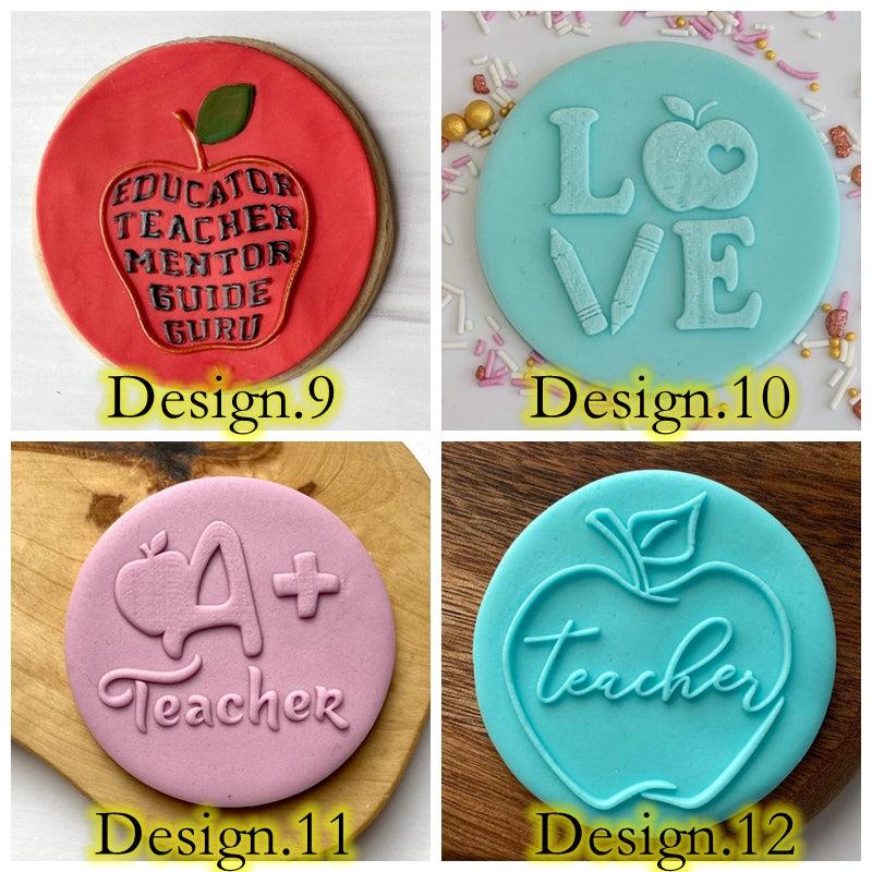 Teacher Cookie Stamp, Appreciation Gift, End of Term Treats, Xmas Gift