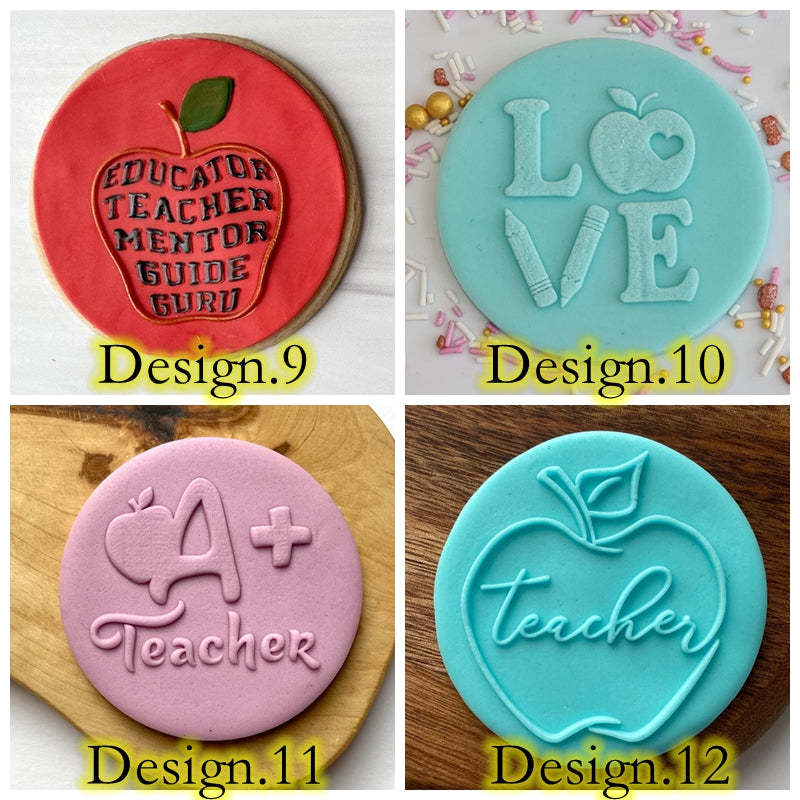 Teacher Cookie Stamp, Appreciation Gift, End of Term Treats, Xmas Gift