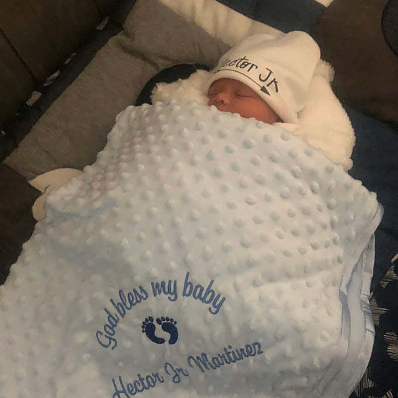 Personalized Soft and Fluffy Baby Blanket
