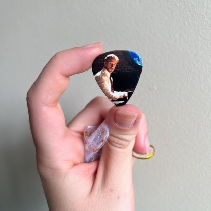 Personalized Guitar Pick with Photo for Musicians Customized for Boyfriend - 12pcs