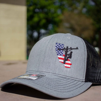 Mesh Back Hat Journeyman Lineman Hat Dad Husband Gift