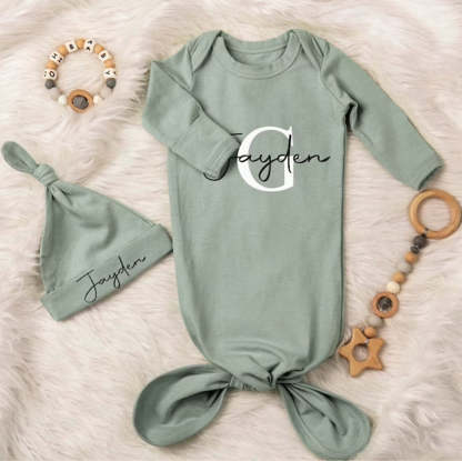 Personalized Hospital Gown Coming Home Outfit