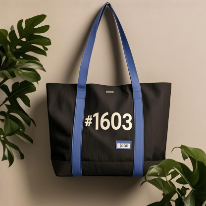Personalized Police Wife Waterproof Casual Tote Bag