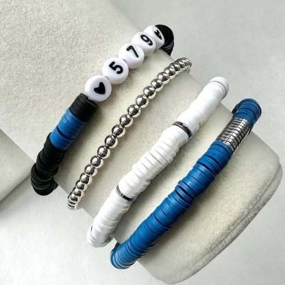 Thin Blue Line Police Bracelet Personalize with Name or Badge Number