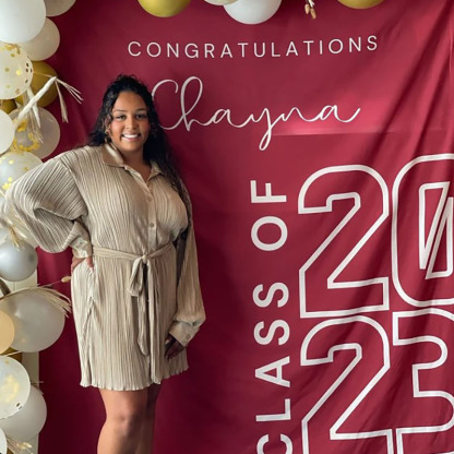 Class of 2024 Custom Graduation Party Backdrop Grad School Colors Banner