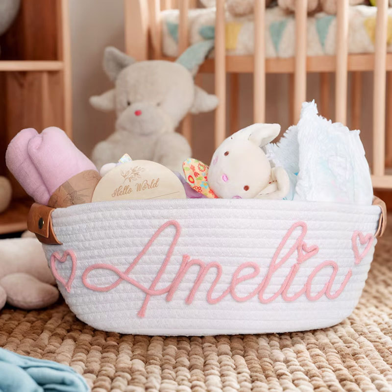 Custom Baby basket Baby Shower Gift Basket