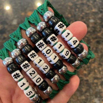 Custom Ice Hockey Skate Lace Bracelets Gift For Hockey Team Hockey Lover