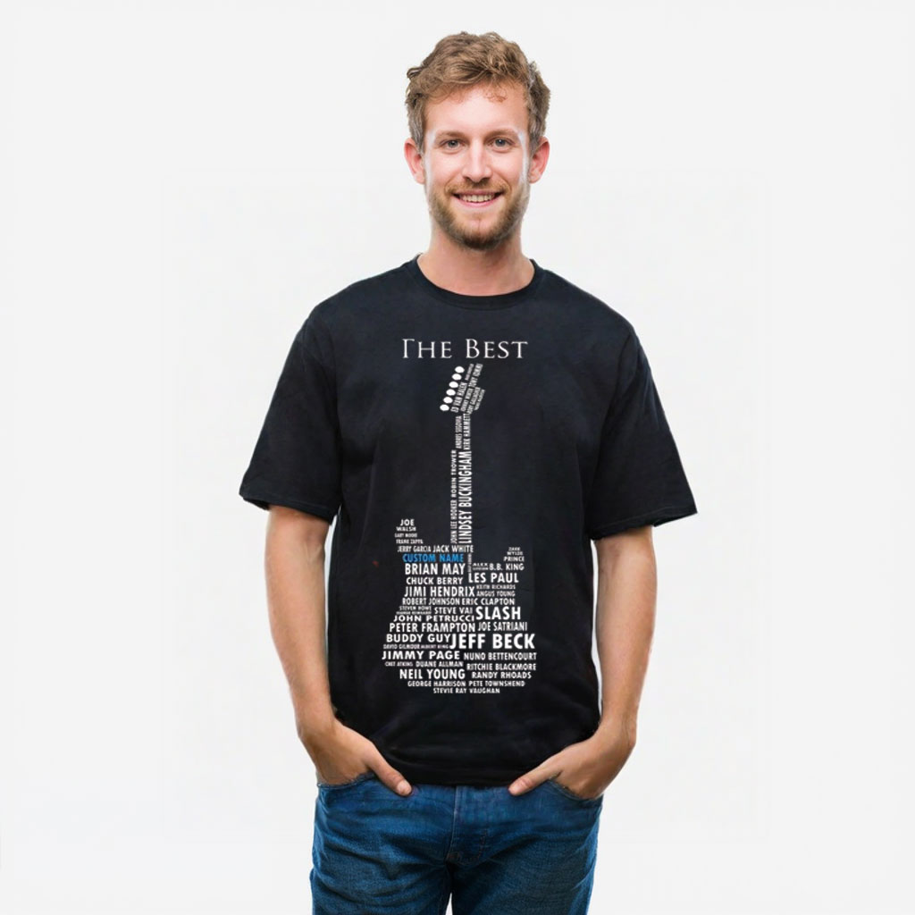Custom Guitar Shirt Guitar Legends T-shirt Gift for Guitar Players