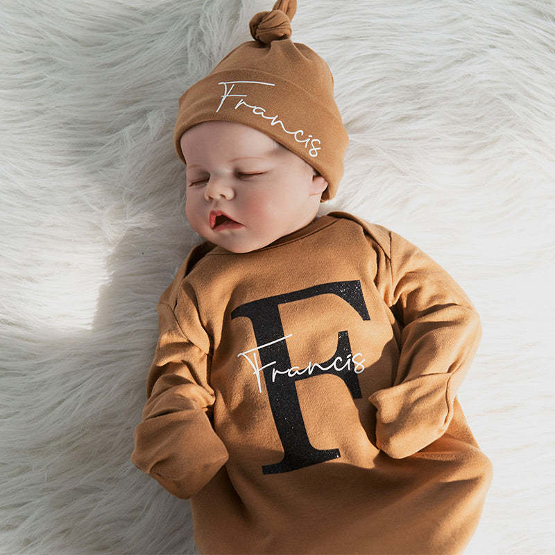 Personalized Hospital Gown Coming Home Outfit