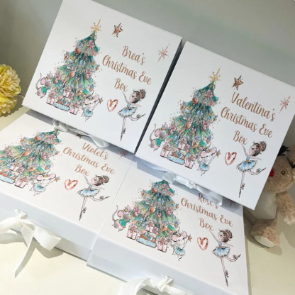 Beautiful Christmas Eve Box with Ribbon Tie Christmas Eve Gift
