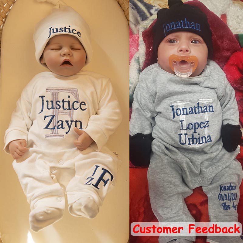 Personalized Sleeper Baby Coming Home Outfit